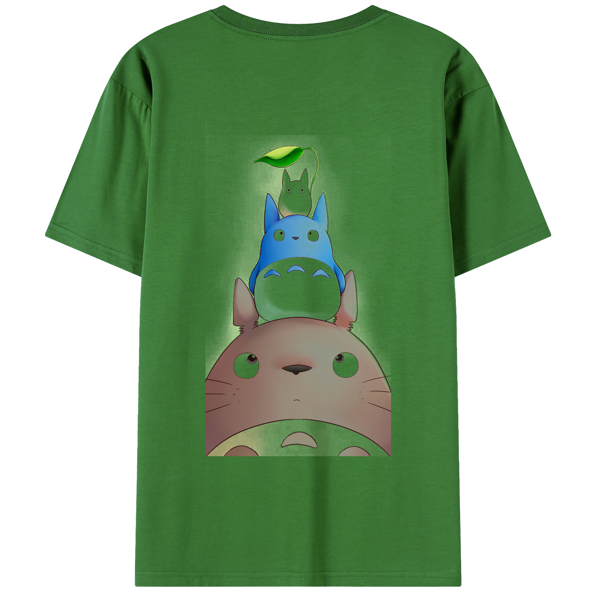 （画像用） となりのトトロ 草壁メイ 草壁サツキ My Neighbor Totoro Satsuki Kusakabe Mei Kusakabe レディース半袖Tシャツ(バックプリント)